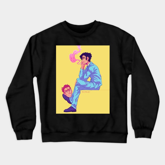 Come get ur head Crewneck Sweatshirt by onesmolhurt